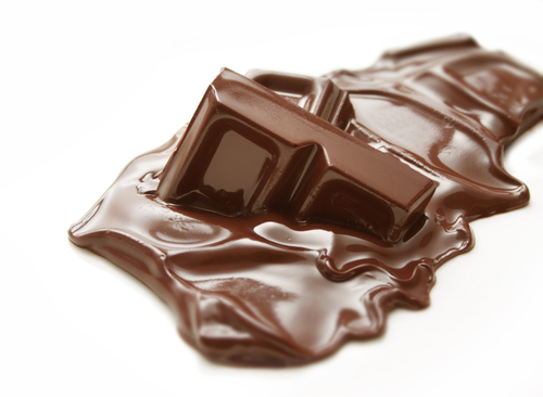 Melted chocolate